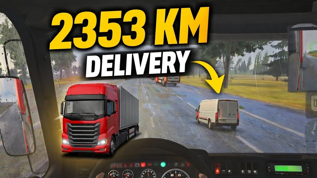 2353 KM Long Delivery 🚛 | Frankfurt to Kryvyi Rih | Truck Simulator Ultimate Gameplay Part 1