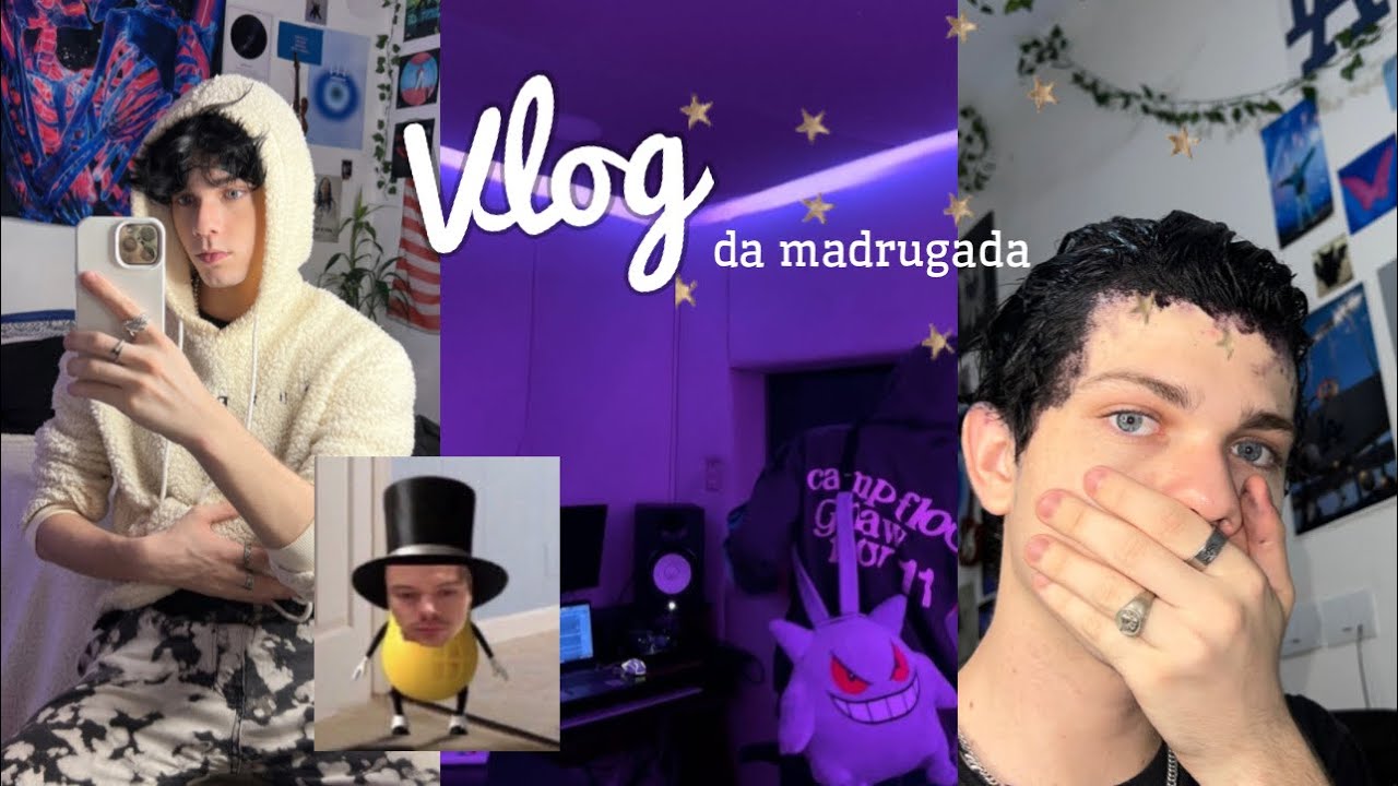 UMA MADRUGADA INTEIRA COMIGO | pintando o cabelo + bebida + comidas + fofoca