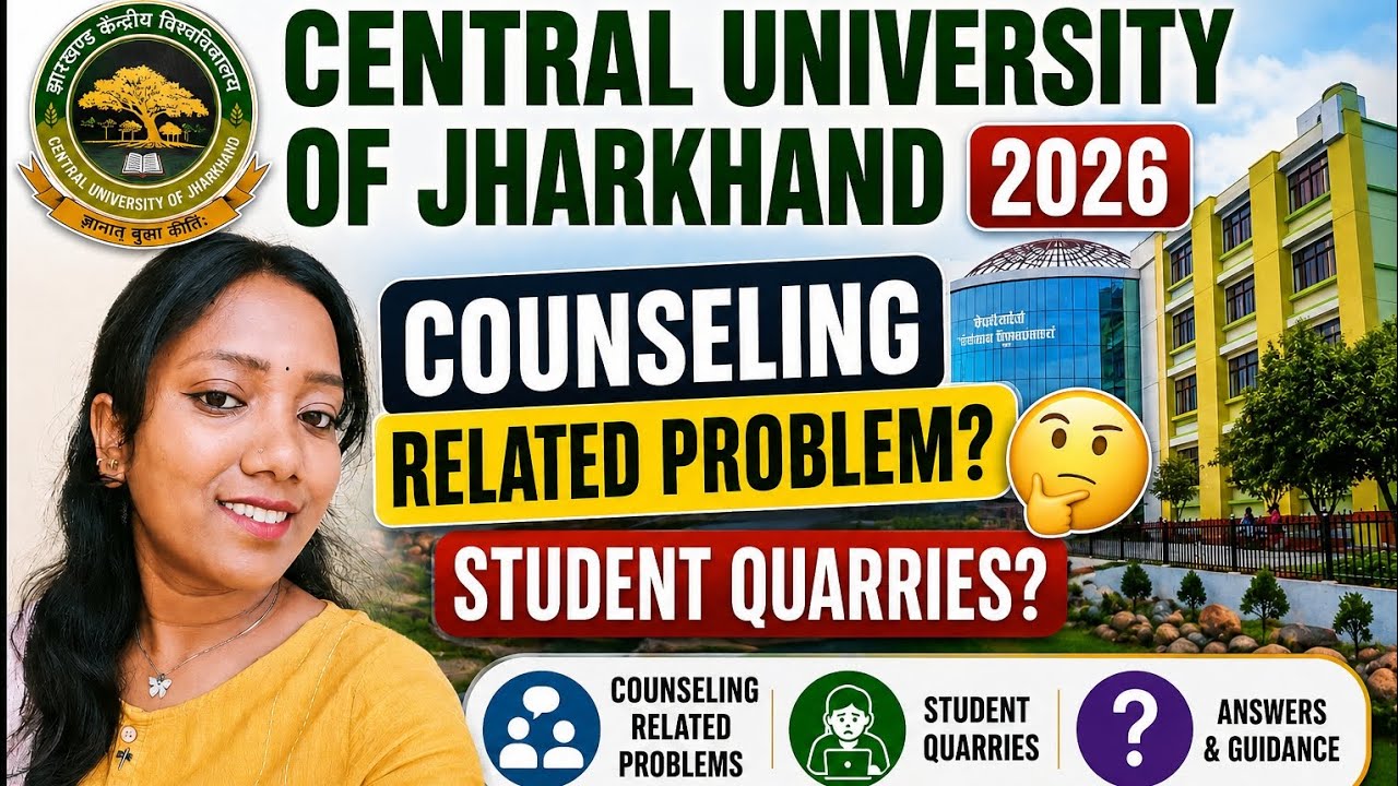 Cuet Pg B.ed 2026 offline counseling start🎉#CUJ #Counseling Related solution 2026 #students queries 