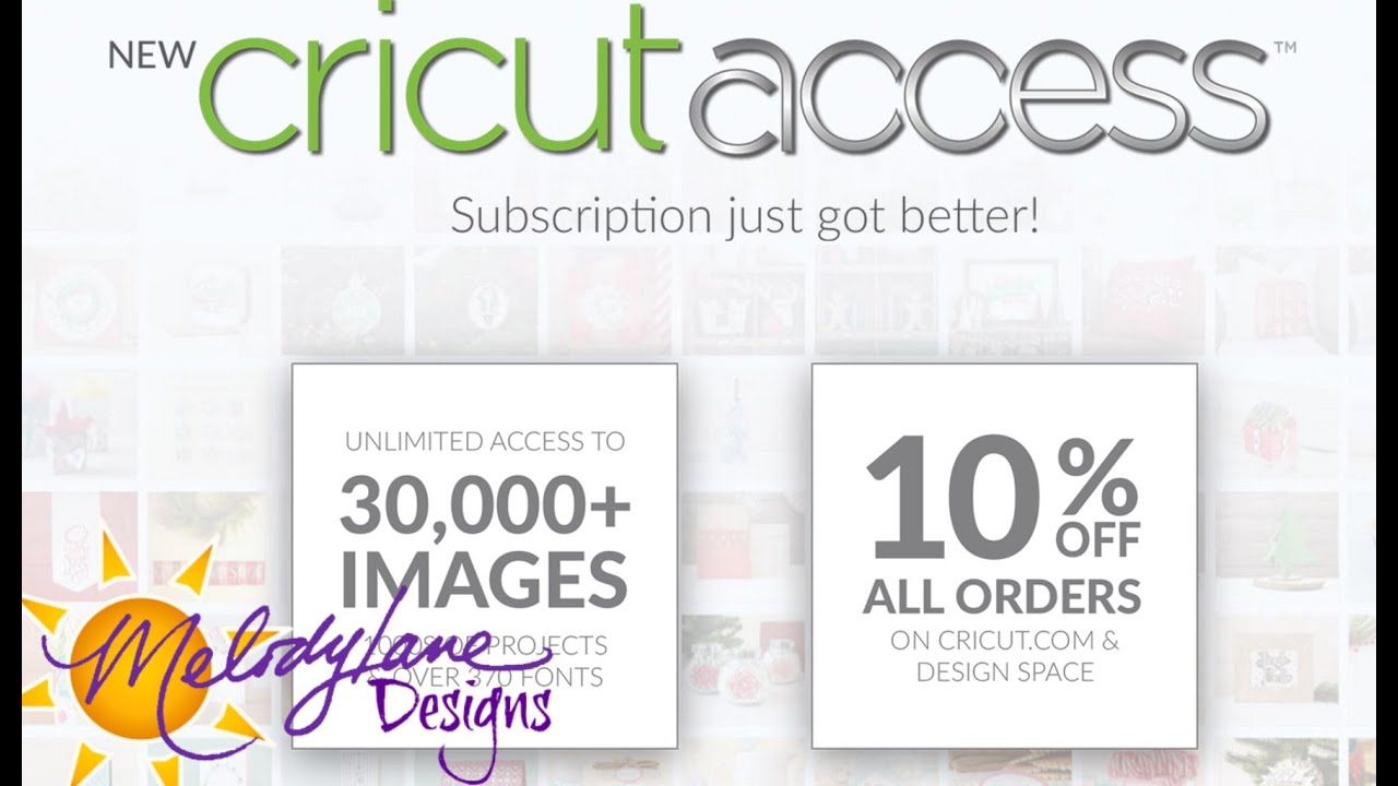Cricut Access Subscription Update
