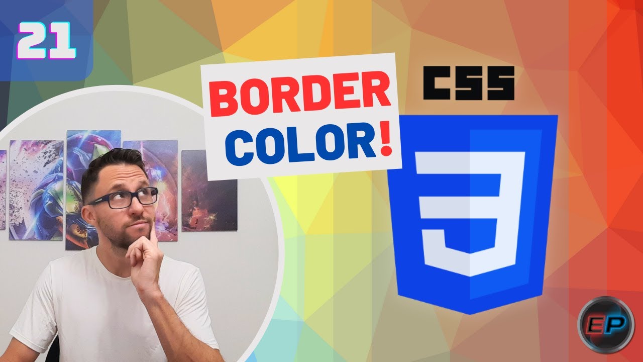 BORDER COLOR- Curso de CSS #Aula 21