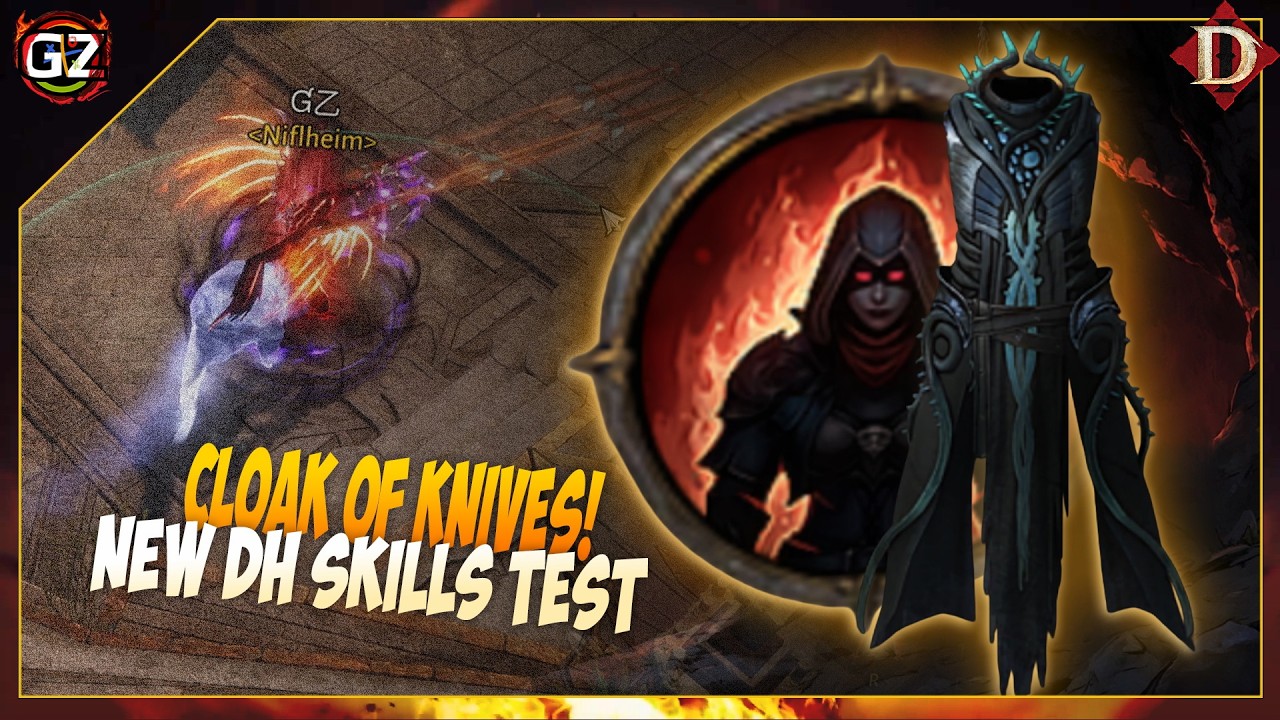 CLOAK OF KNIVES– New Vengeance Skills & TEST | DH Inferno 11 Chest | Diablo Immortal