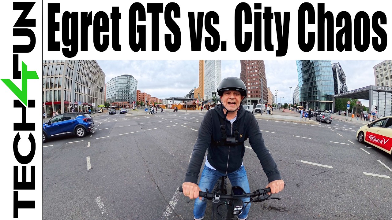 Egret GTS E-Scooter | Quer durch die Hauptstadt | So schlägt er sich!