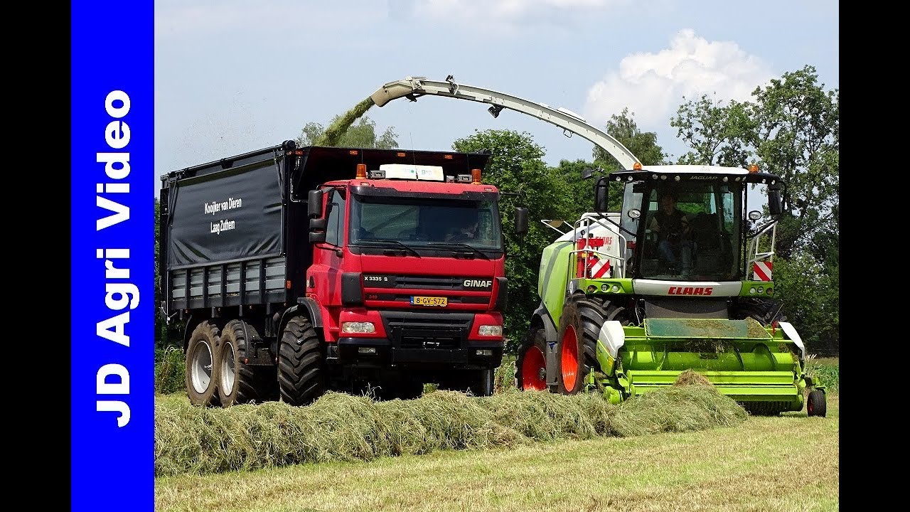 Claas + Ginaf + Fendt + Volvo L70H | Grass silage | Gras hakselen + Kuil| Gubbels Agro | 2019