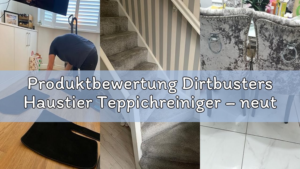 Produktbewertung Dirtbusters Haustier Teppichreiniger – neutralisiert Tiergerüche & entfernt Flecken
