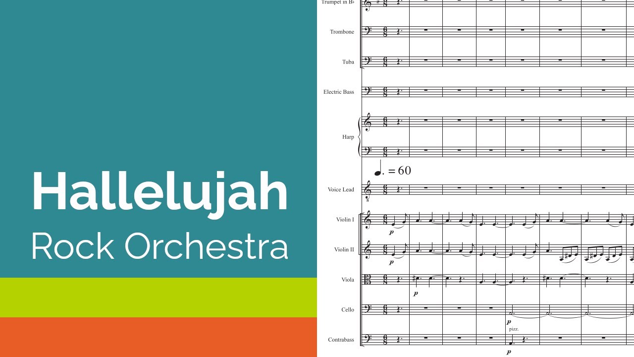 Hallelujah for Full Orchestra Score Video