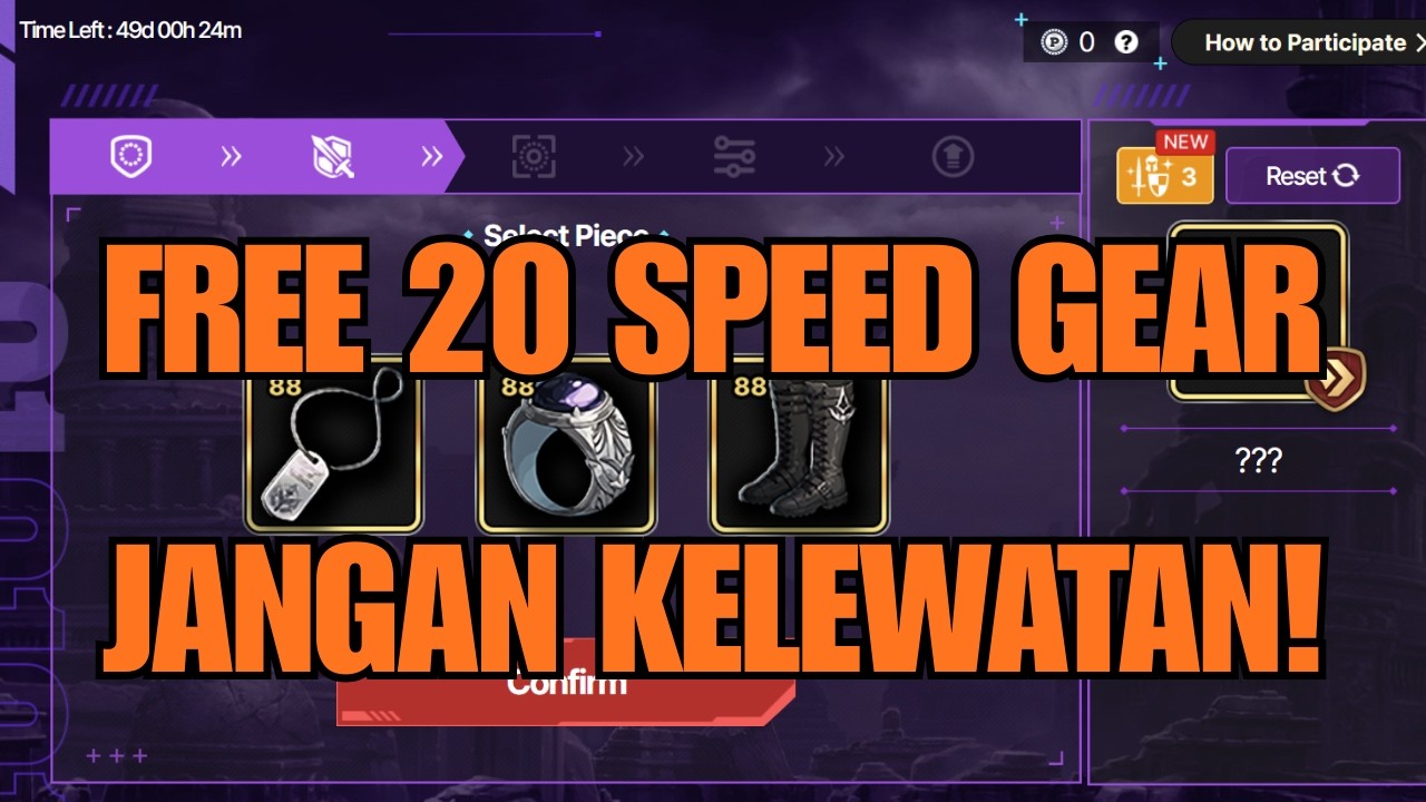 [Epic Seven INDO] TIPS EVENT CRAFTING 20 SPEED GEAR!