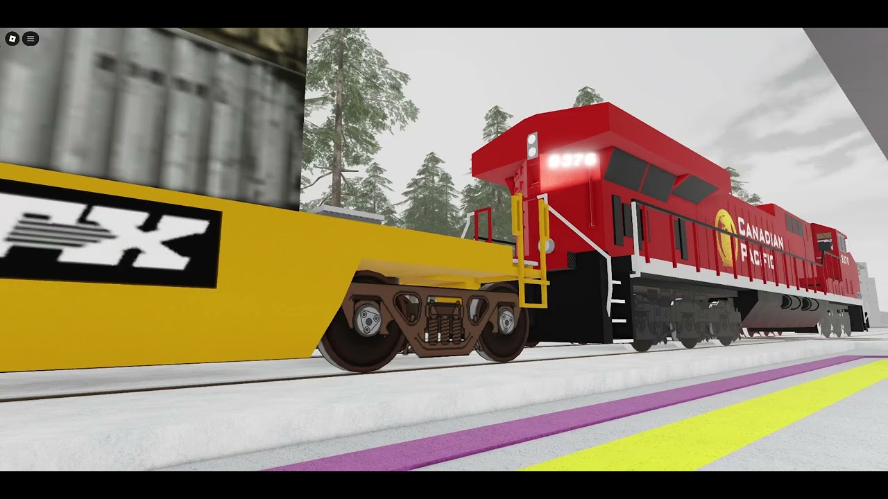 ROBLOX Railfanning at Selma, NC S58E71: CSX Stack Train