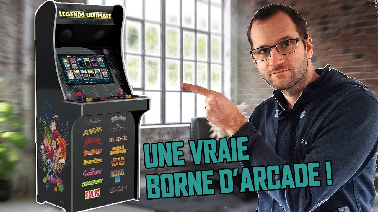 LEGENDS ULTIMATE : UNE BORNE D'ARCADE TAILLE RÉELLE AVEC +300 JEUX !