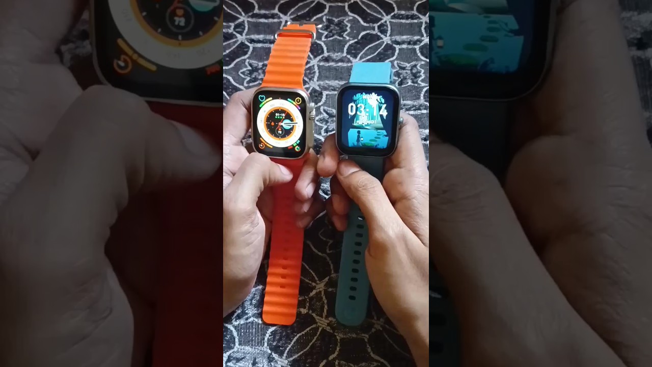 T800 Ultra Vs Boat Wave Arcade Smartwatch interface #shorts