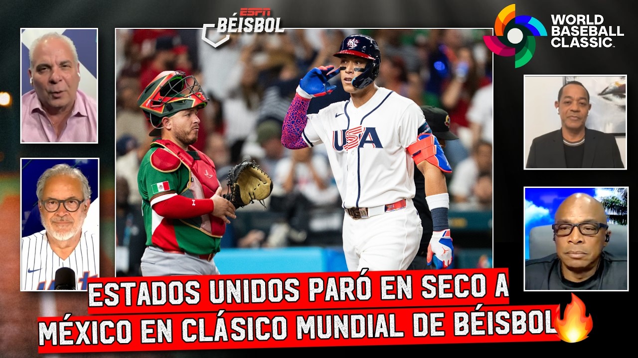 ESTADOS UNIDOS DEMOSTRÓ QUIÉN MANDA vs MÉXICO y le ganó en el CLÁSICO MUNDIAL | ESPN Beisbol