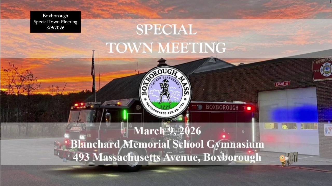 Special Town Meeting - March 9, 2026