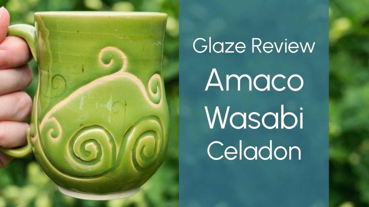 🪄 Studio Favourites: Amaco Wasabi Celadon Glaze Review