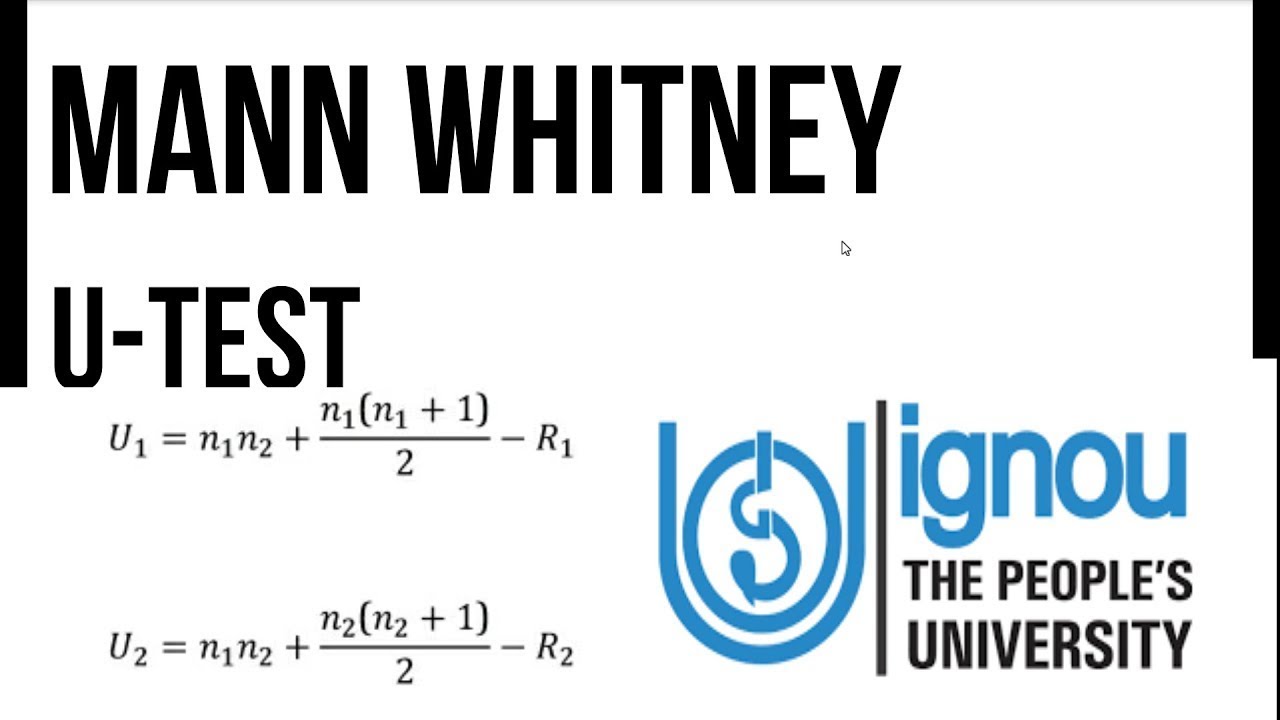Mann-Whitney U-Test//previous year question//(july 2021)