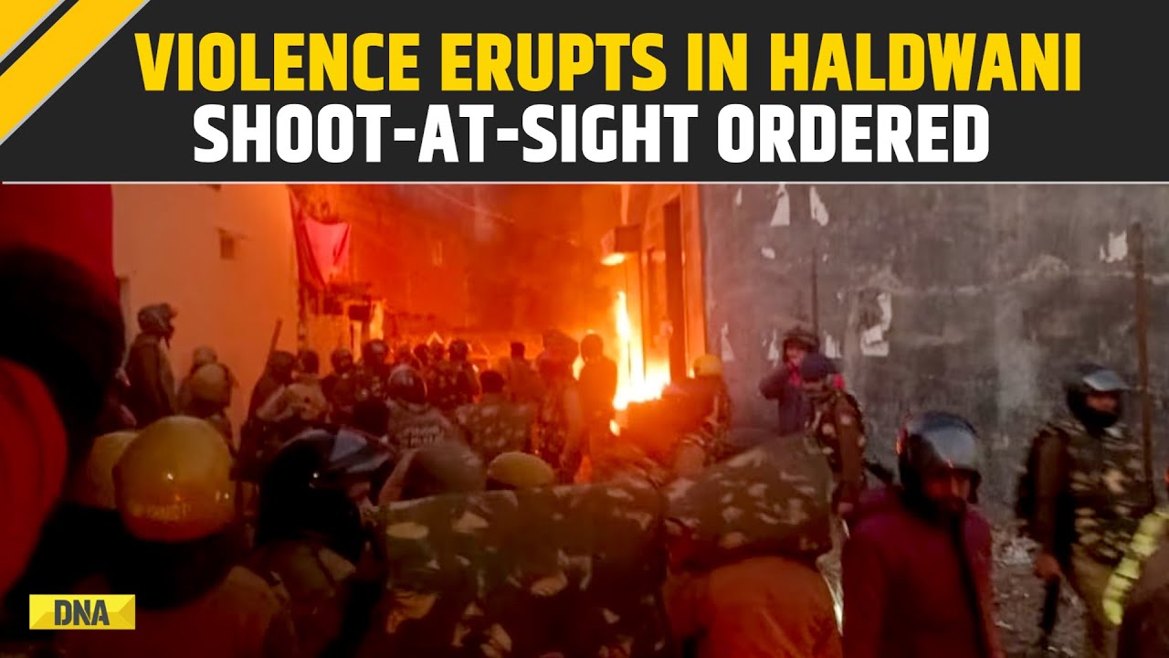 Haldwani Violence: Clashes Erupts After Demolition Of &lsquo;Illegal&rsquo; Madrasa, Shoot-at-sight Ordered