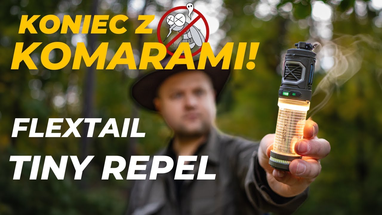Spos&oacute;b na KOMARY. Recenzja Flex Tail TINY REPEL! #outdoorgear #recenzja #bushcraftpolska
