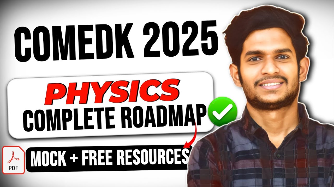 COMEDK 2025 Physics Strategy 🔥 | Score 130+ Easily ✅ | Fast Tricks & Tips to Solve