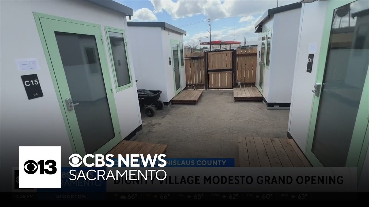 First-of-its-kind homeless housing projects opens in Modesto