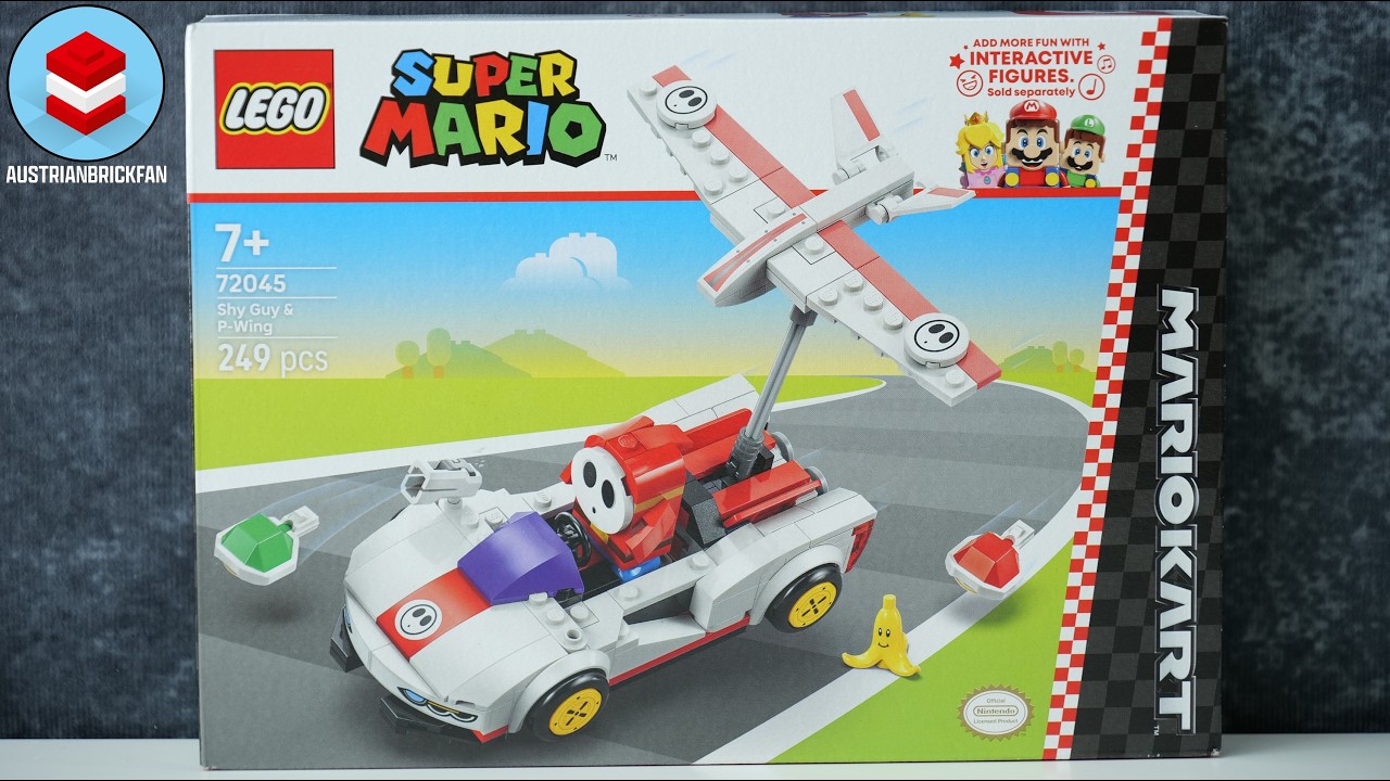 LEGO Super Mario 72045 Mario Kart: Shy Guy i P-Wing &ndash; recenzja LEGO Speed ​​Build