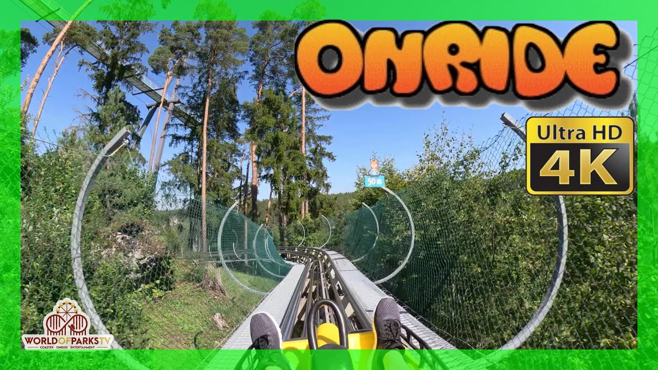Frankenbob - Erlebnisfelsen Pottenstein (ONRIDE POV) Freizeitpark | Wiegand | Gelber Alpine Coaster