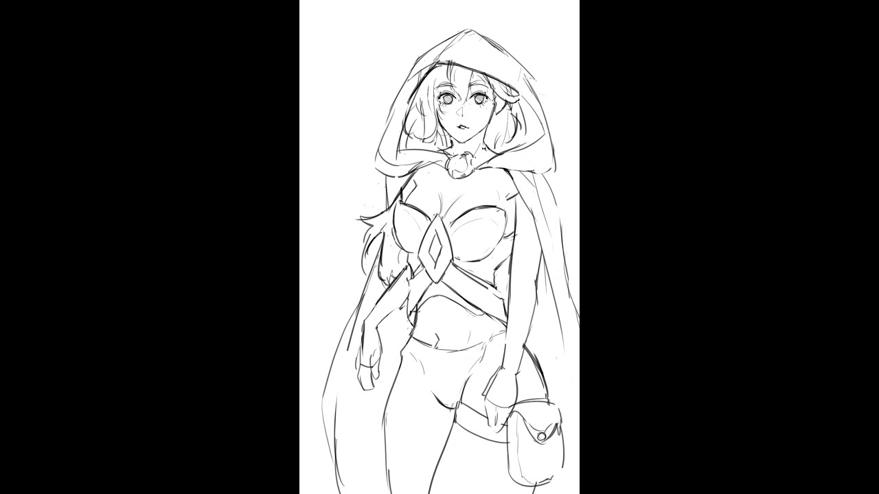Art Challenge: Creating a Visual Novel in 7 Days 😩 #shorts