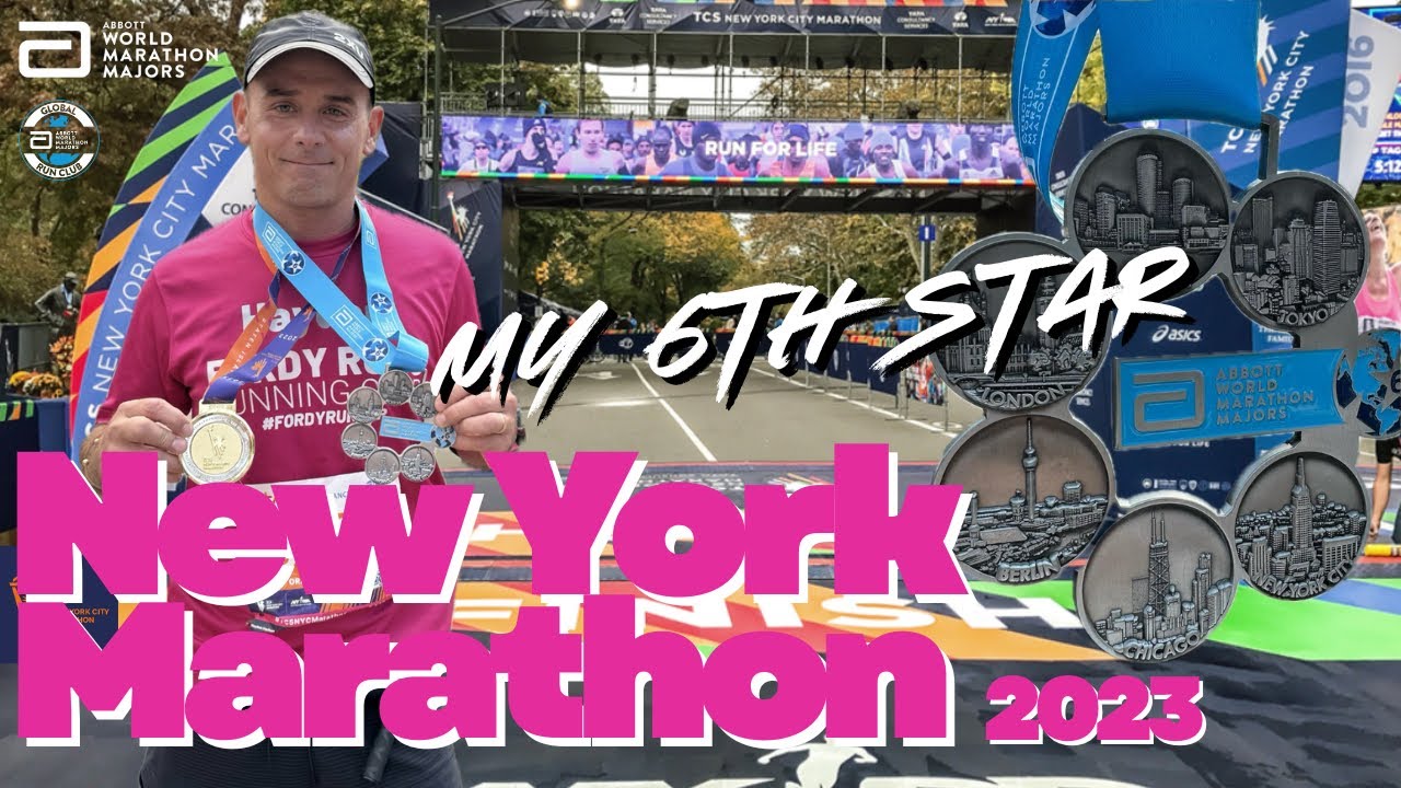 NEW YORK MARATHON 2023 & 6 Star Majors Finisher