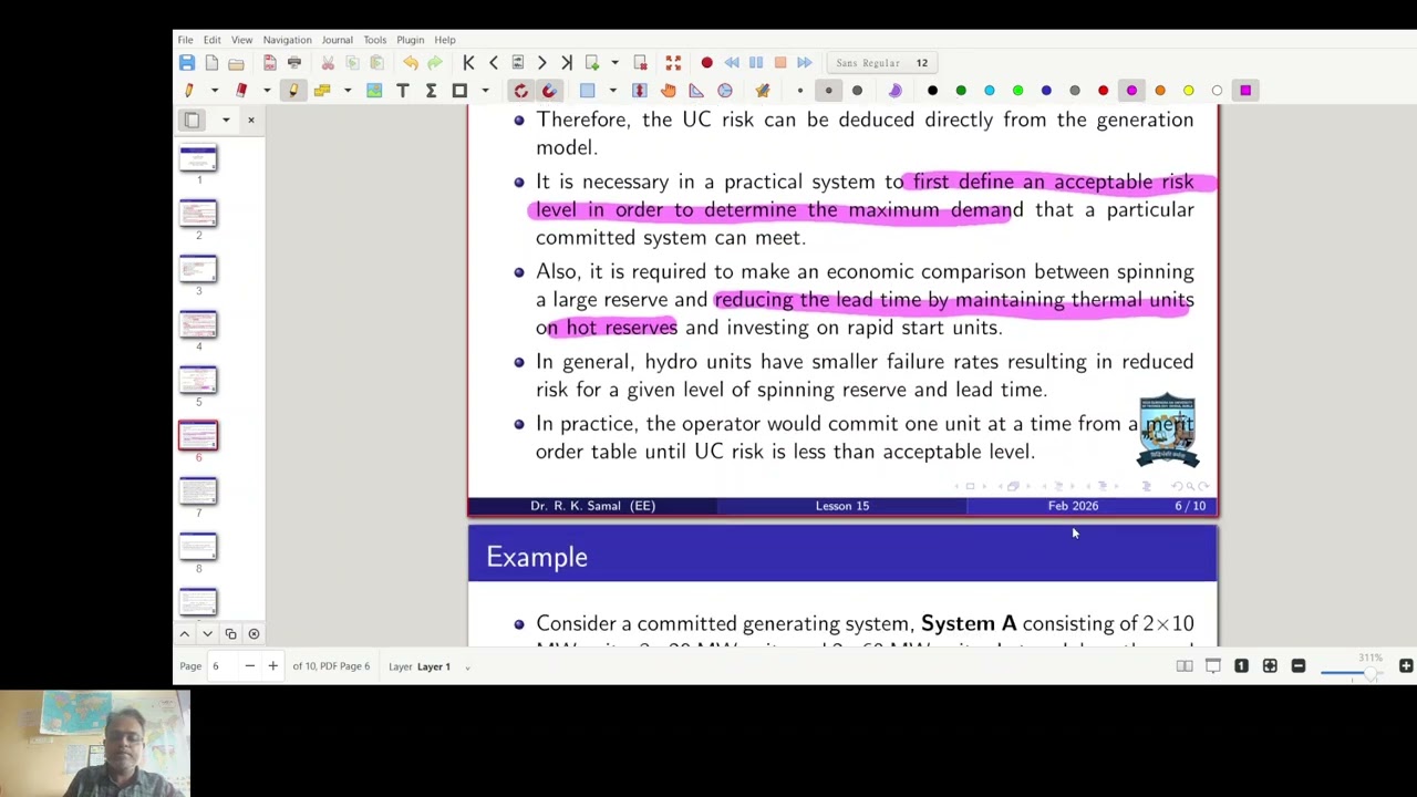 RPS Lesson 15 Operating Reserves