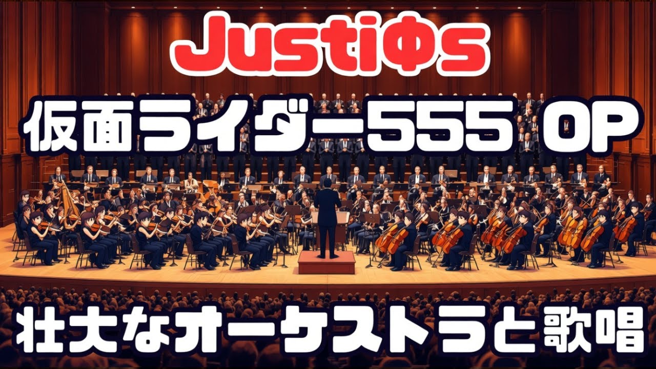 仮面ライダー555 Justiφ's フルオーケストラ＆合唱版！