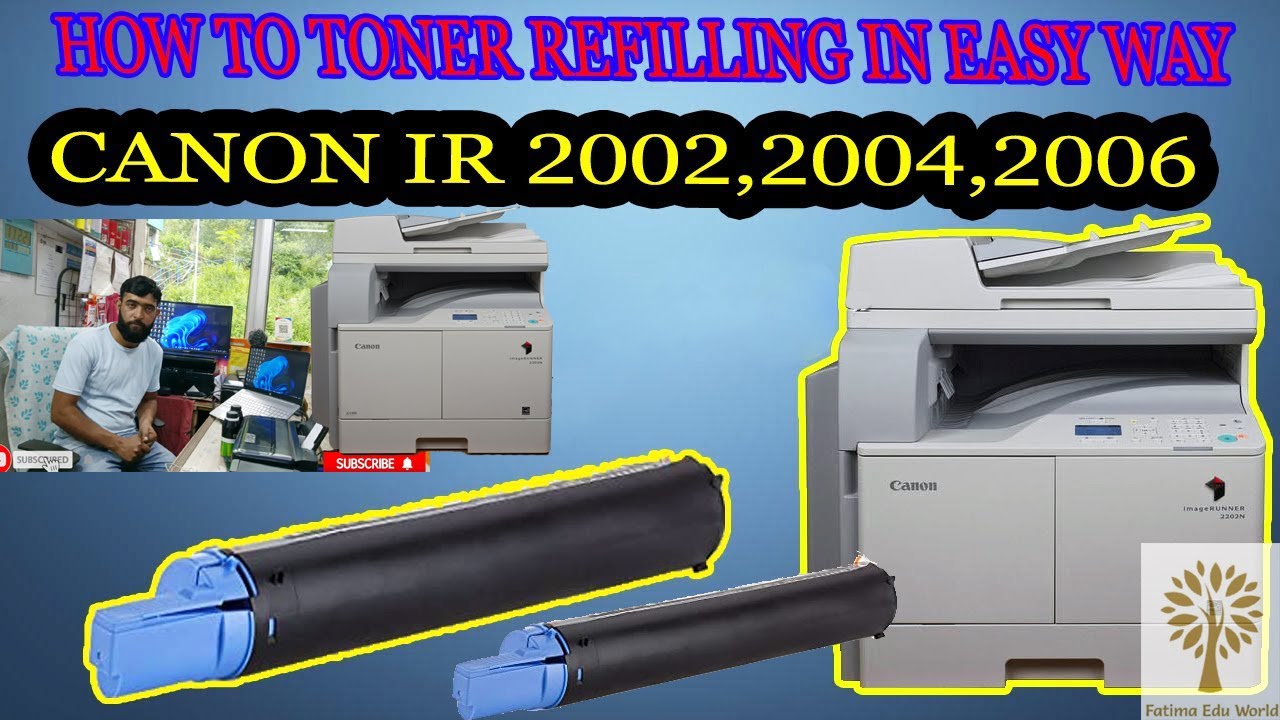 HOW TO TONER REFILLING IN CANON IR 2002 2002N || IN HINDI || IN2022  #canon  #tonner  #refill
