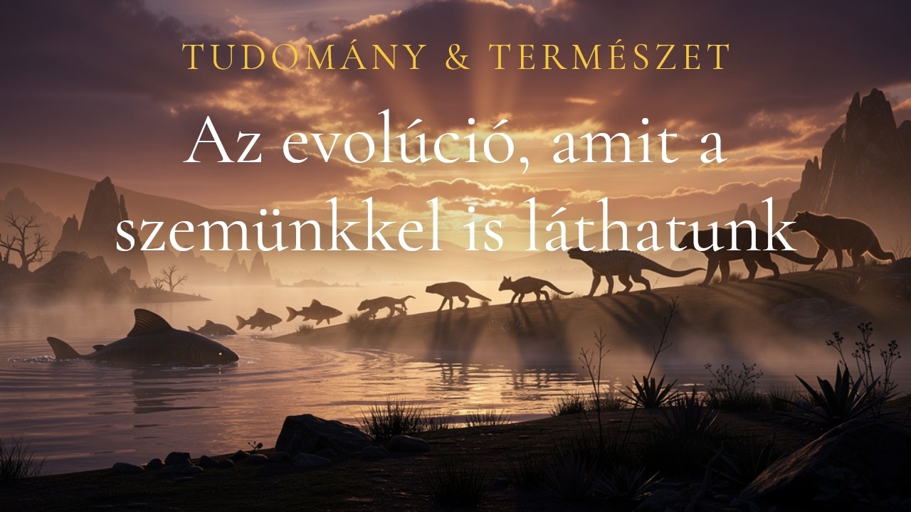 Az evolúció, amit a szemünkkel is láthatunk