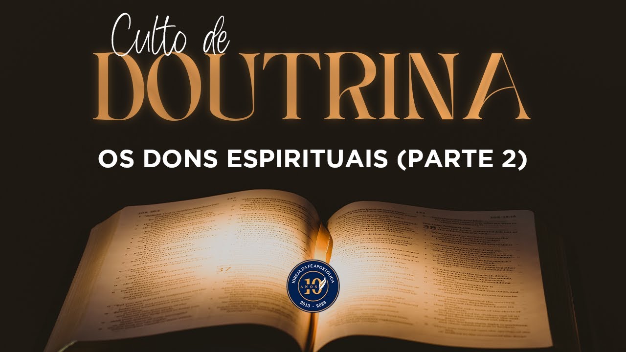 🔴 Os dons espirituais (parte 02) | 23/08/23 | Pr. Johny Mange | Ao Vivo