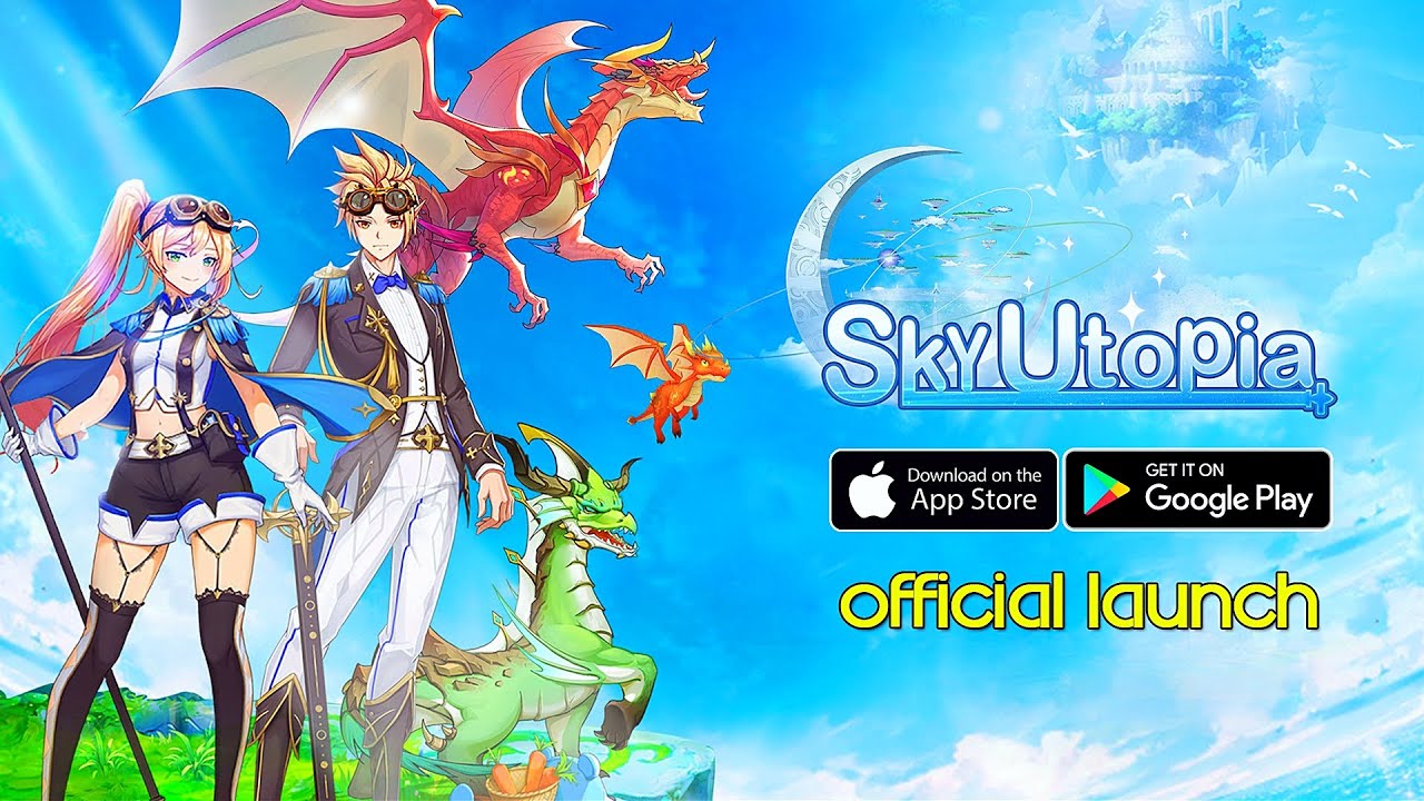 Sky Utopia - Official Launch Gameplay (BlueStacks/Android/IOS)