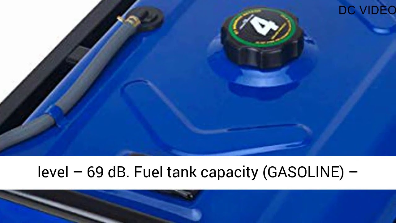 DuroMax XP5500EH Fuel Portable Generator, Blue/Black