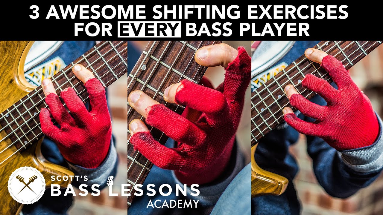 3 Awesome Shifting Exercises For Every Bass Player /// Scotts Bass Lessons