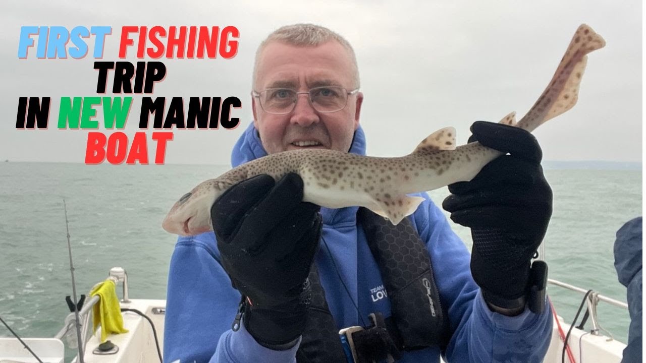 FIRST FISHING TRIP IN THE NEW MANIC BOAT!!! (Uk sea fishing)