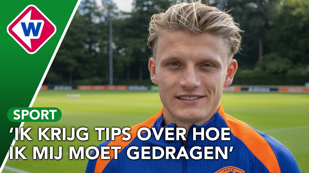Sem Steijn bij Oranje: 'Mijn handen gingen steeds meer zweten'