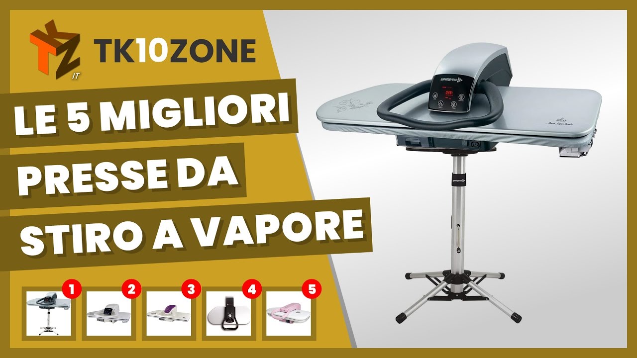 Le 5 migliori presse da stiro a vapore