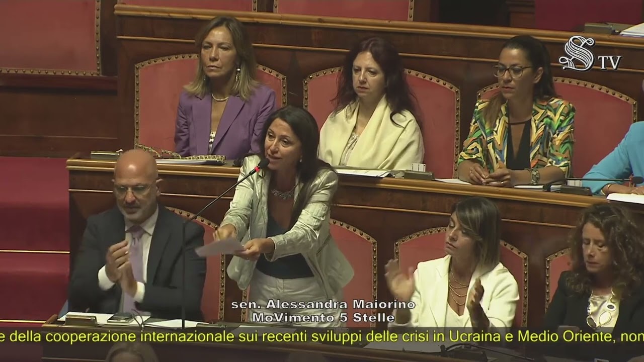 Alessandra Maiorino, intervento a seguito dell'informativa del Ministro Antonio Tajani