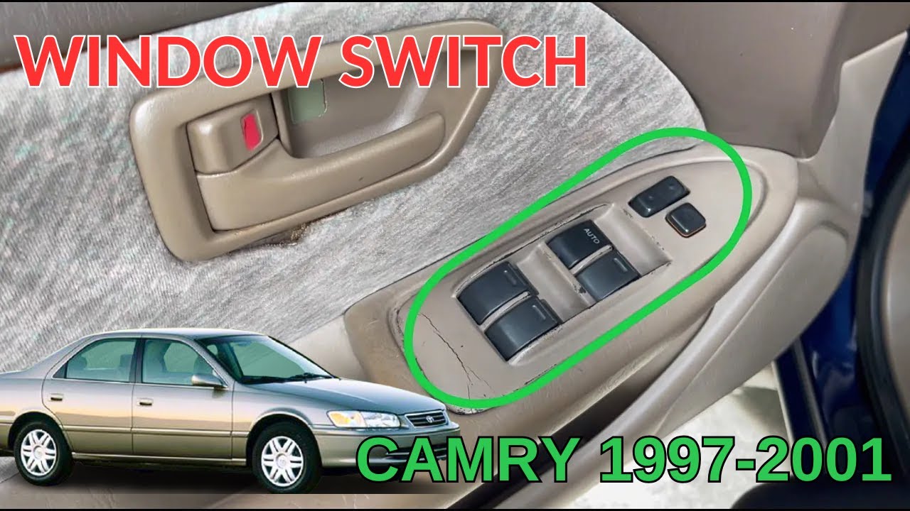 How to Replace Power Window Switch for Toyota Camry XV20