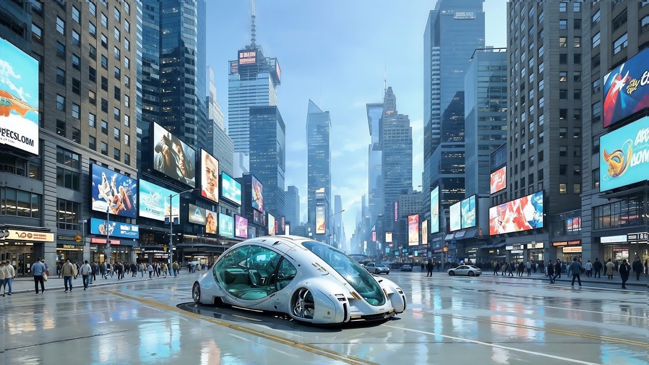 Luxury Future Sci Fi City Year 2500 - Cinematic Short Film | 4K