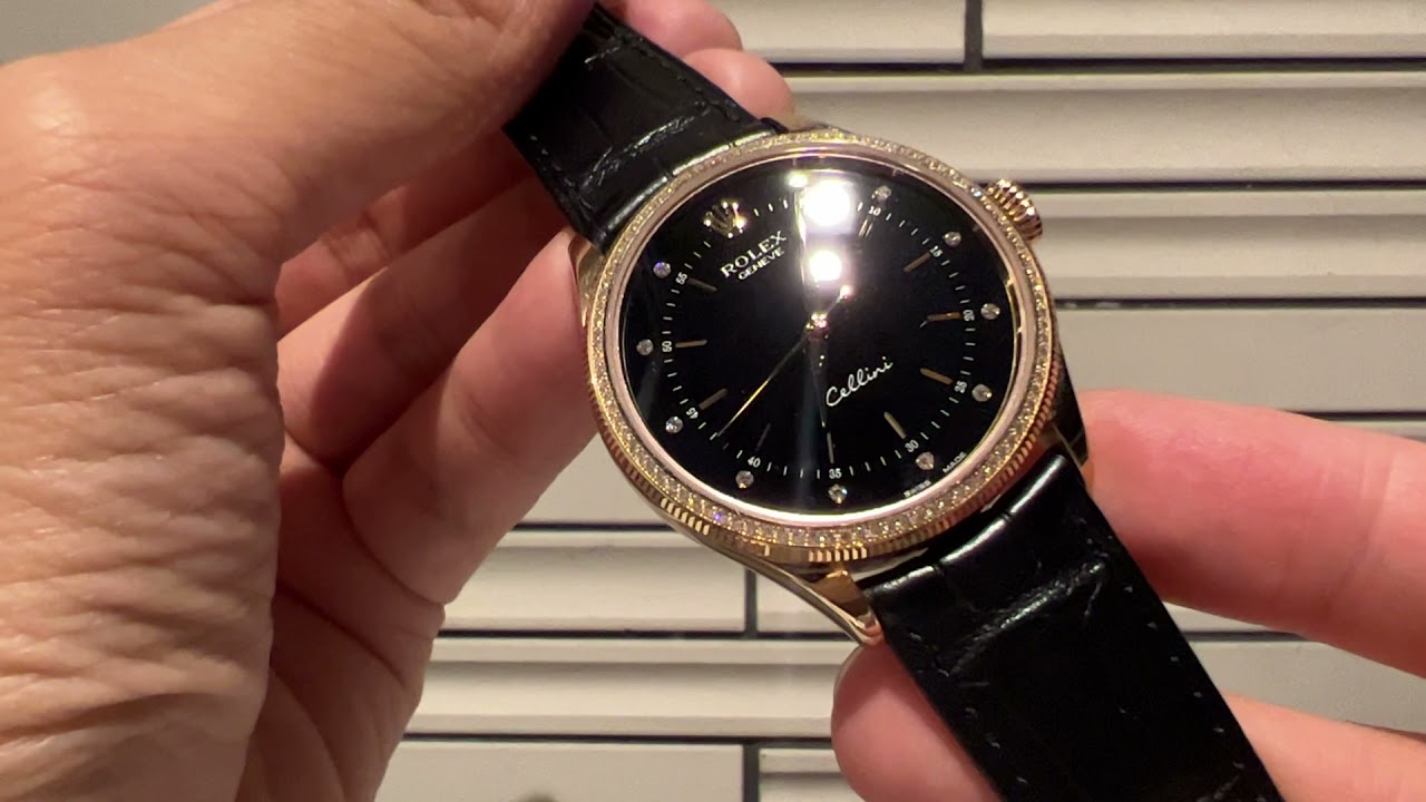 第458集勞力士已停產極少有Rolex Cellini Time 50605RBR / 魚與熊掌能否兼得？/獨有外圈出產時間極短