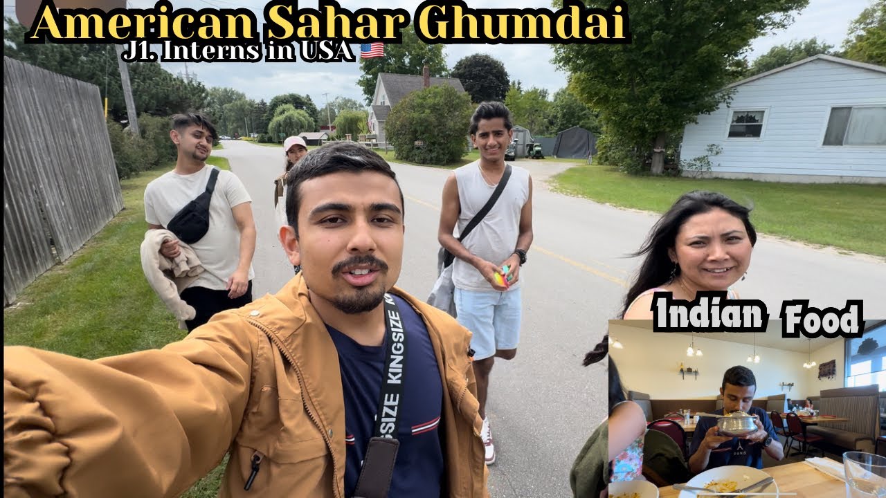 Exploring American cities by J1 Intern // Indian Restaurant in USA