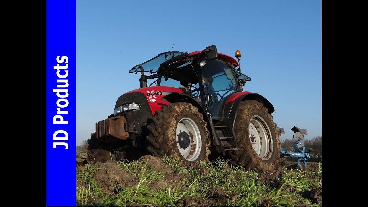Case MXU 100/Ploegen/Ploughing/Pflügen/Lemken/Nunspeet/Agriculture/The Netherlands