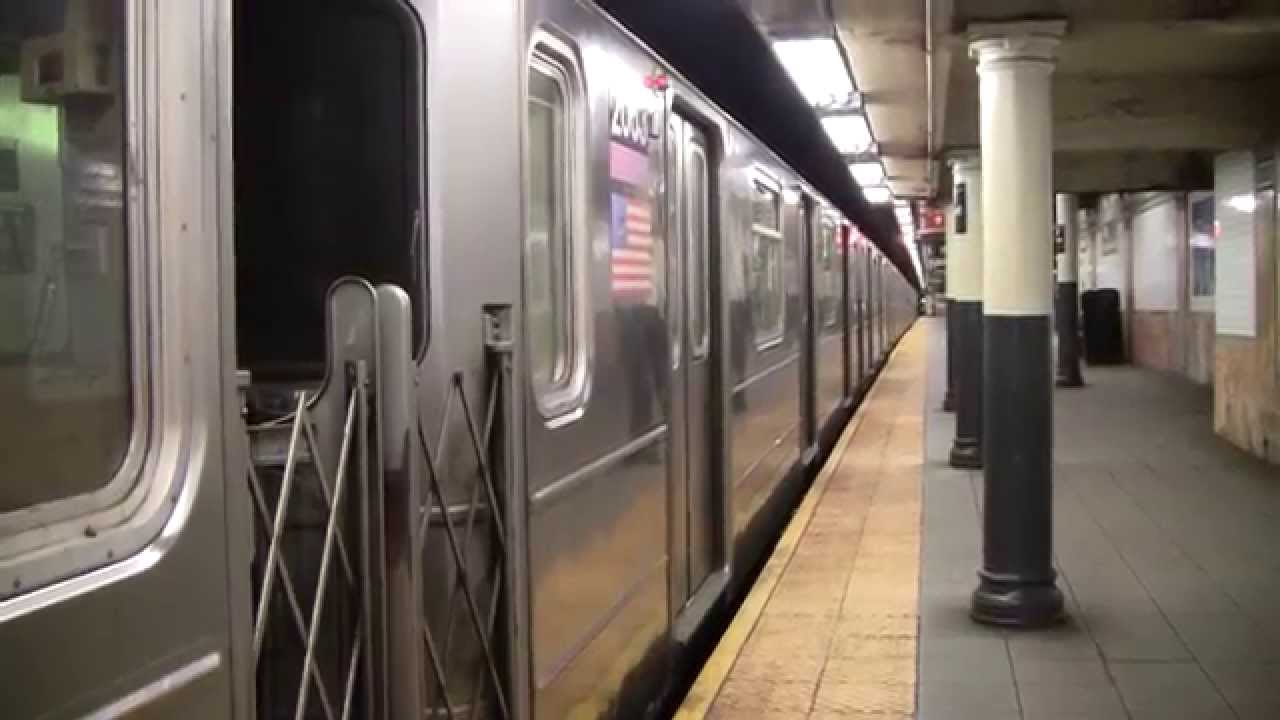 ᴴᴰ 6 Train to Bowling Green Action at Wall Street