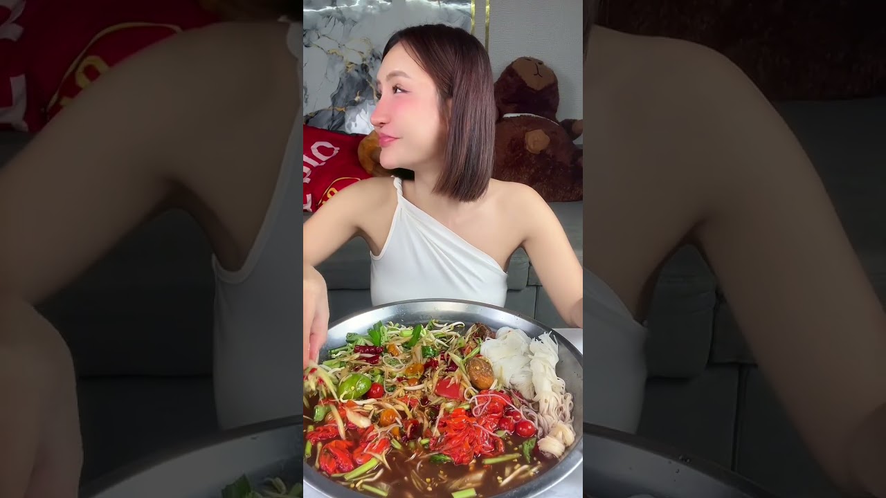 ตำหอยดองนัวๆ แซ่บมาก หอยตัวใหญ่ๆ 