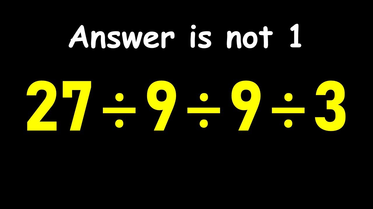 This Simple Math Mistake Fools Everyone!