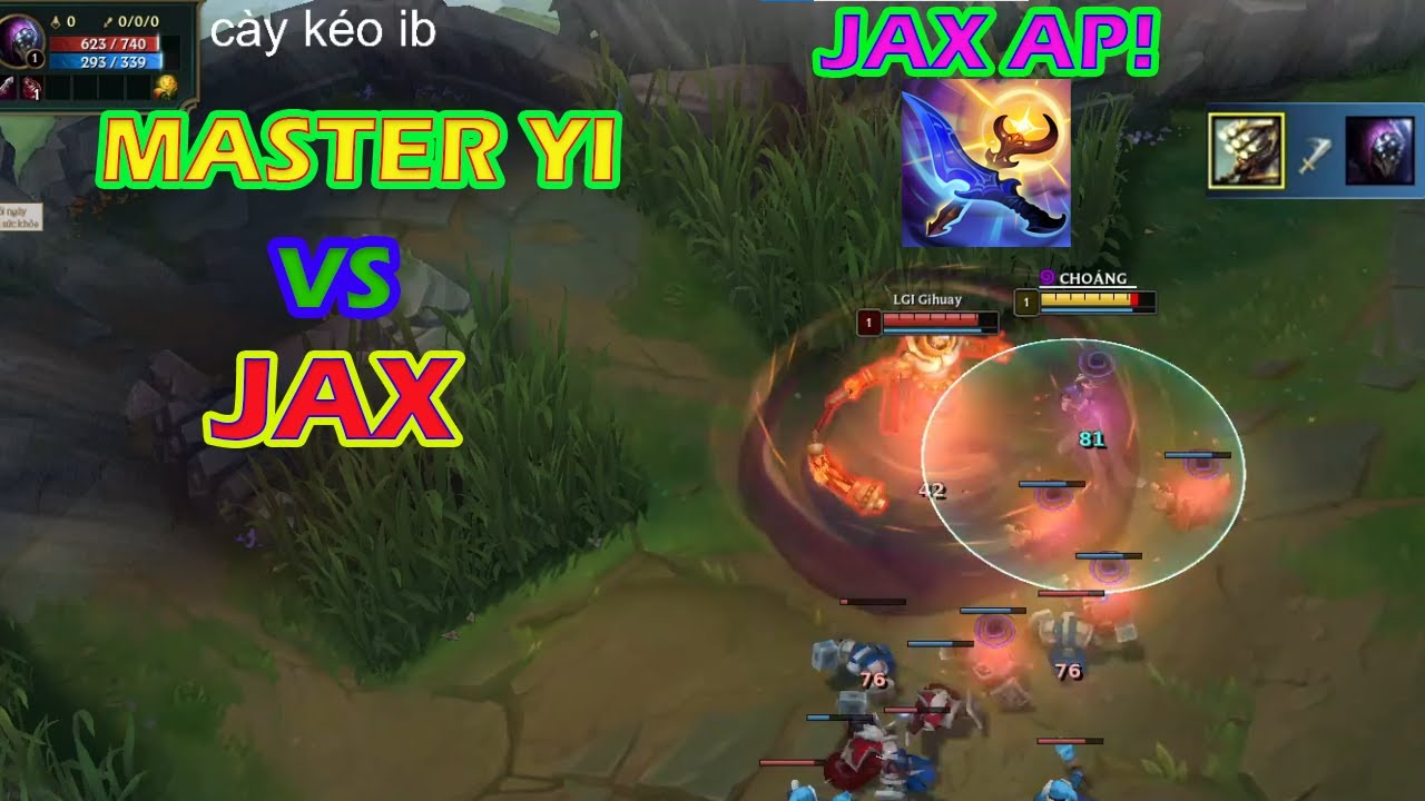 YI CAO THỦ TRẢM JAX AP, JAX COUTER YI LIỆU CÓ KHÓ !