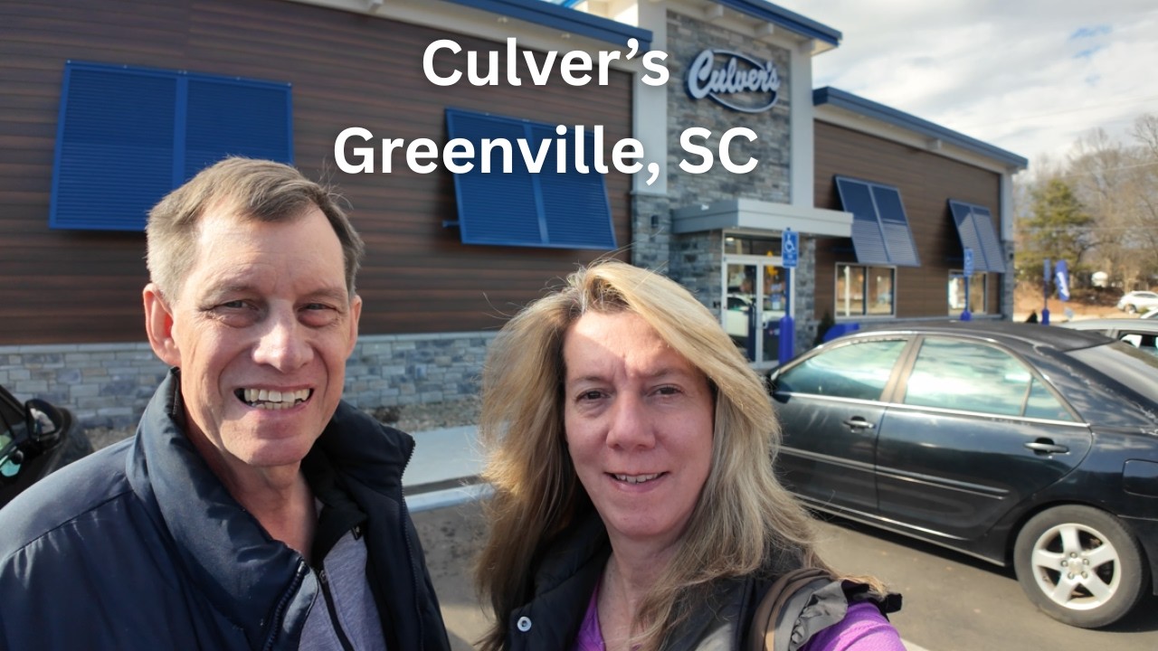 Обед в ресторане CULVER'S - Гринвилл, Южная Каролина.