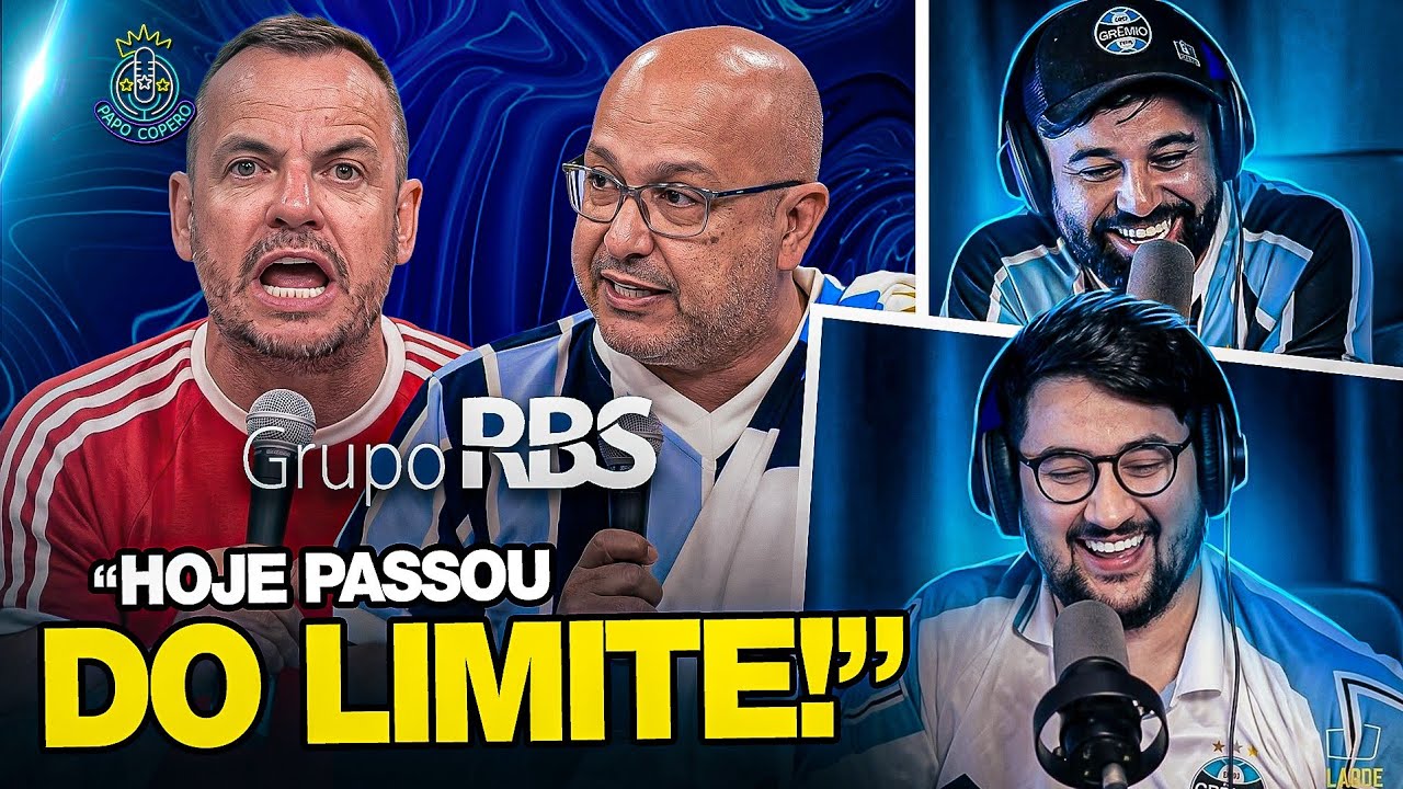 CESAR CIDADE DIAS rebate VAGUINHA ao vivo e clima esquenta no GRUPO RBS