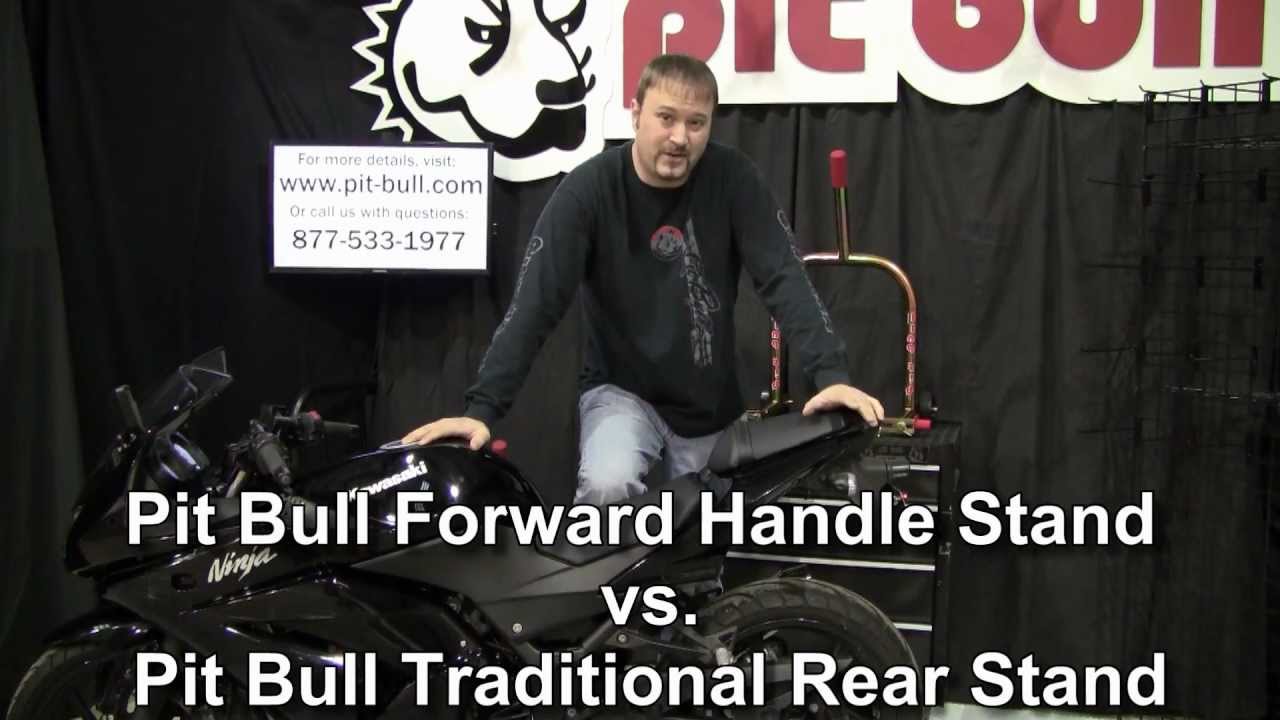 Pit Bull Forward Handle Rear vs. Pit Bull Traditional Rear Stand